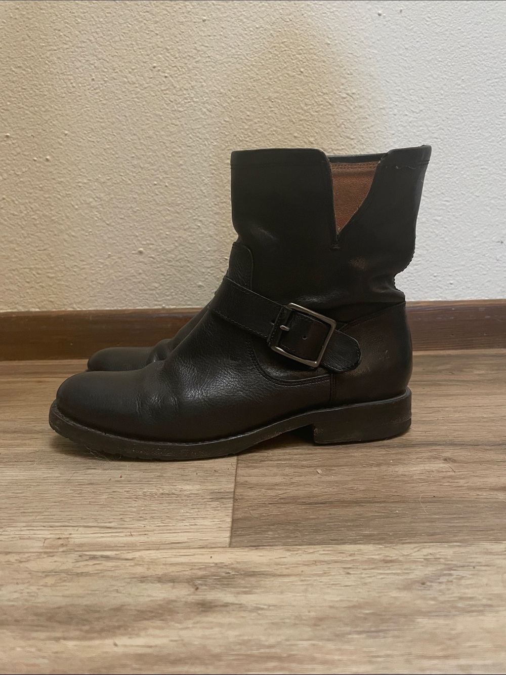 Frye Chelsea-Style Boots with Buckles